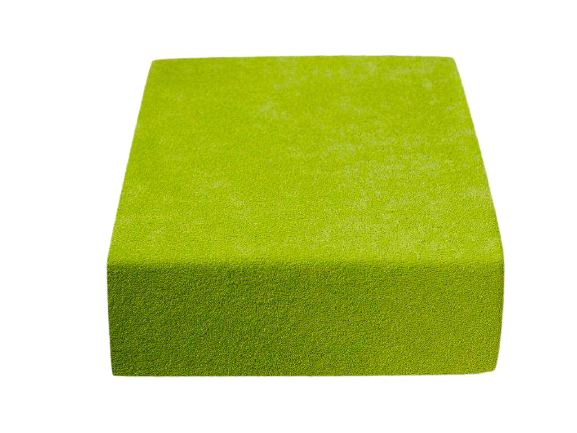 XPOSE Froté prostěradlo zelená 160x200 cm
